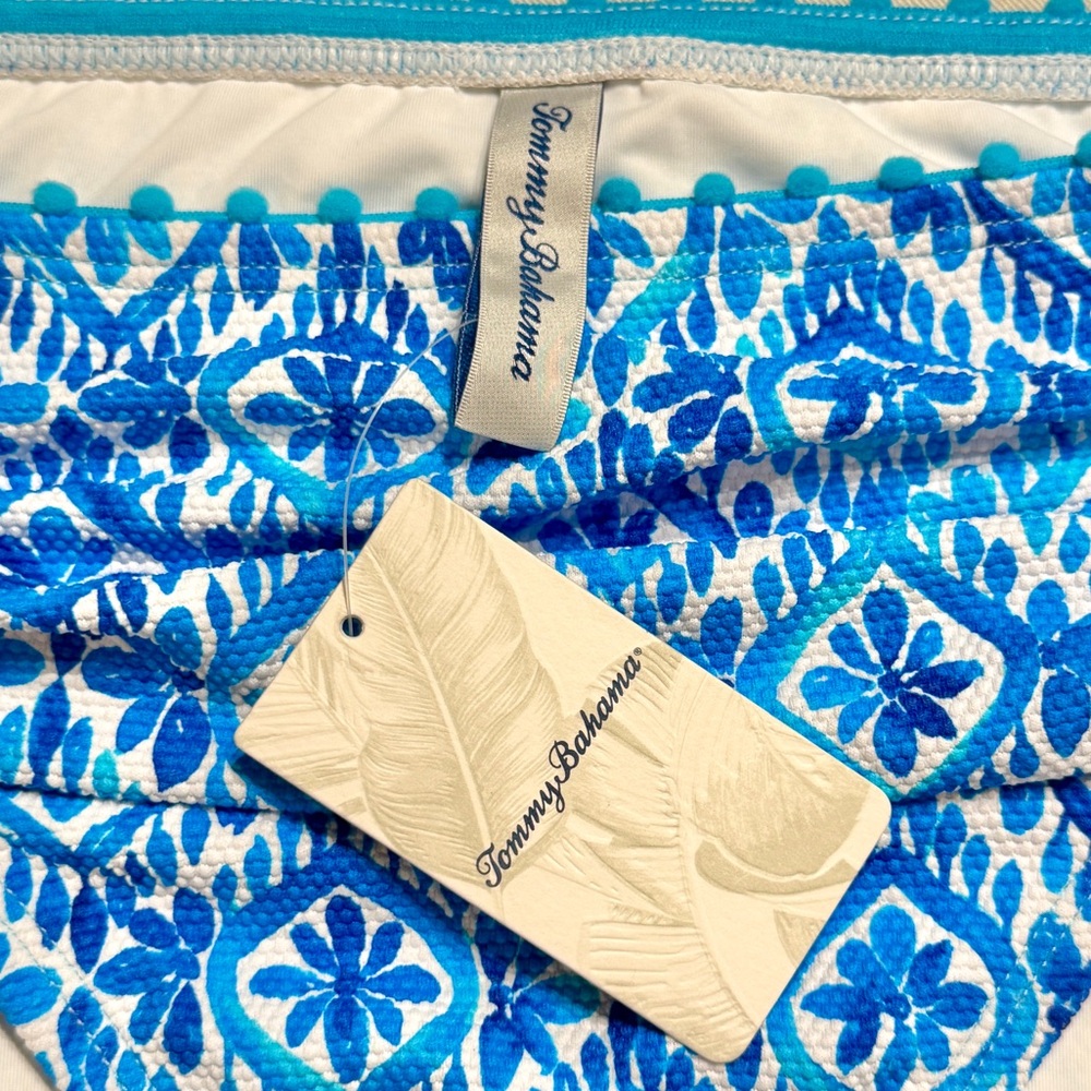 Tommy Bahama Island Cays Shell High-Waist Bikini Bottoms - Picture 11 of 13